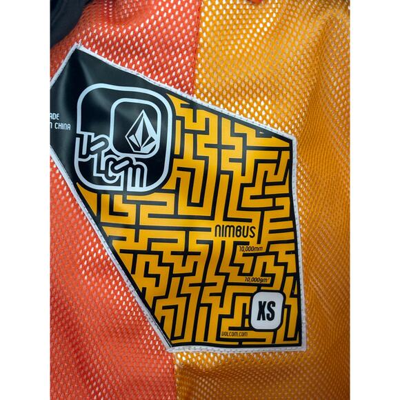 Volcom Nimbus 10,000MM Snow Ski Pants Black Trousers Elastic Waist Men's XS - Picture 6 of 7